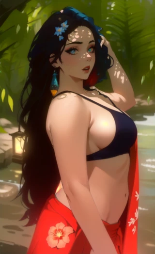 Naari Rimpi Ultra low hip chubby Deep Navel Big Boobs