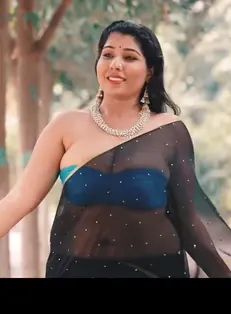 Orsha Debut Episode Black Saree Fashion Video