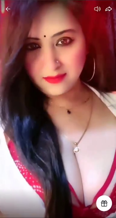 Sanjana Deep Cleavage Show on Tango Live