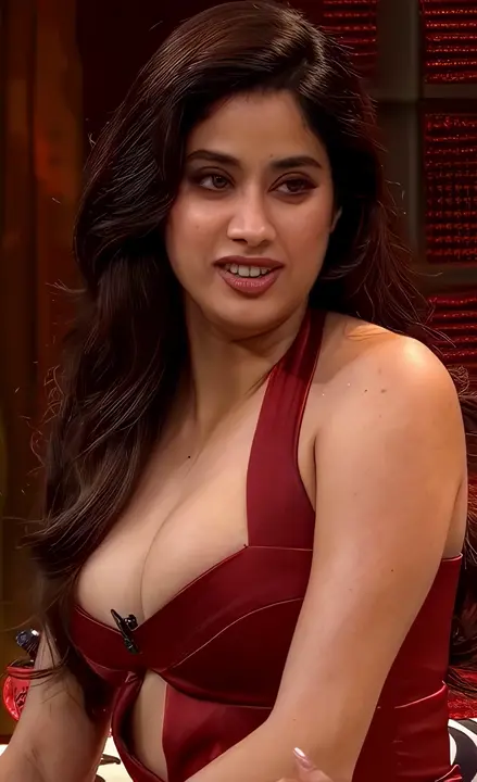 Janhvi Kapoor Hot Cleavage