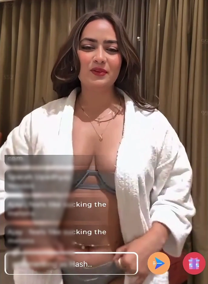 Divya Mistry Trasparent Lingerie Live Part 1